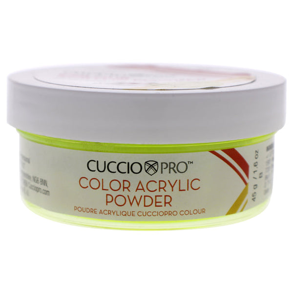 Cuccio Pro Colour Acrylic Powder - Neon Pineapple by Cuccio Pro for Women - 1.6 oz Acrylic Powder