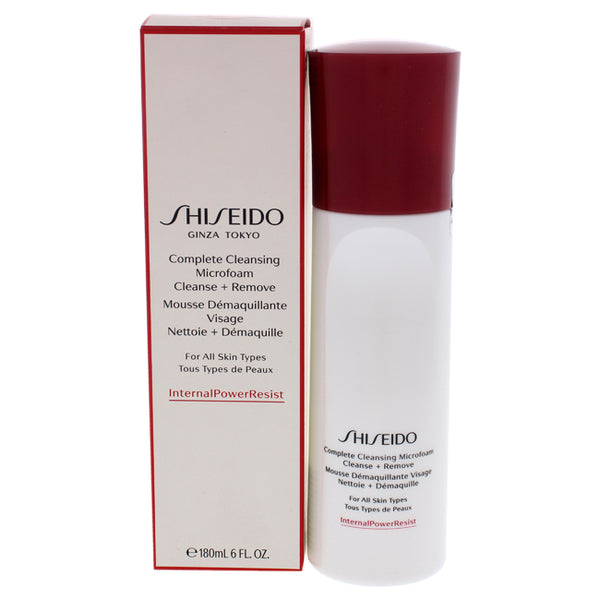 Shiseido Complete Cleansing Microfoam by Shiseido for Women - 6 oz Foam