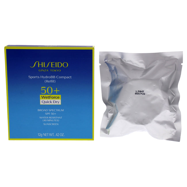 Shiseido Sports HydroBB Compact Refill SPF 50 - Light by Shiseido for Women - 0.42 oz Powder
