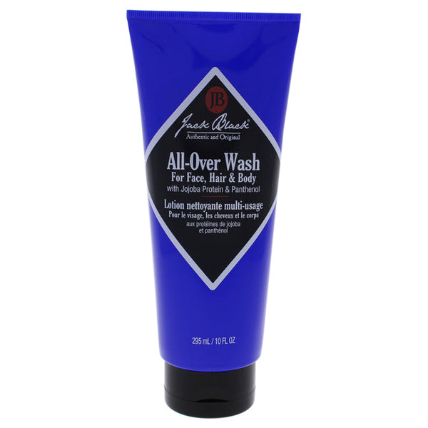 Jack Black All-Over Wash for Face Hair and Body by Jack Black for Men - 10 oz Body Wash
