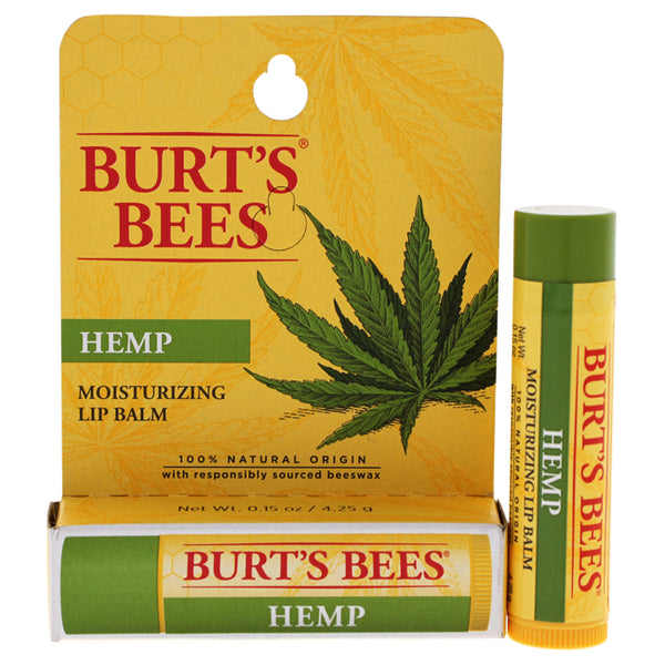 Burt's Bees Hemp Moisturizing Lip Balm Blister by Burts Bees for Unisex - 0.15 oz Lip Balm