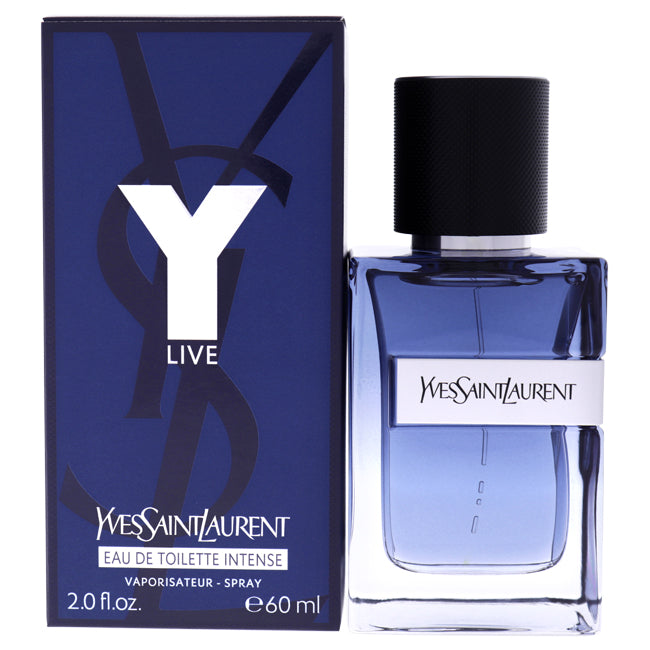 Yves Saint Laurent Y Live Intense by Yves Saint Laurent for Men - 2 oz EDT Spray
