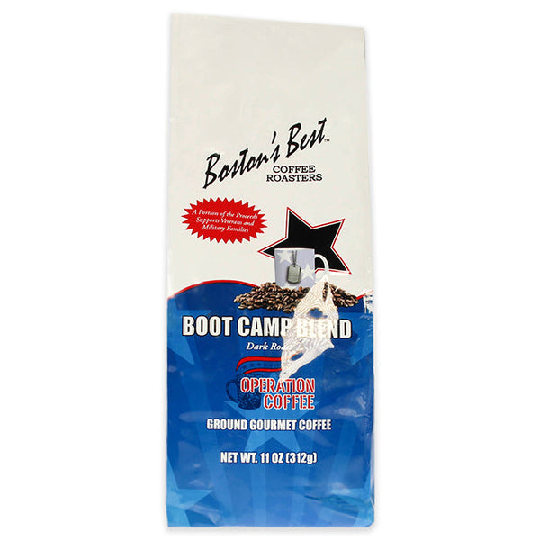 Bostons Best Boot Camp Blend Ground Gourmet Coffee by Bostons Best for Unisex- 11 oz Coffee