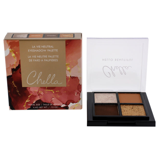 Chella La Vie Neutral Eyeshadow Palette by Chella for Women - 0.15 oz Eyeshadow