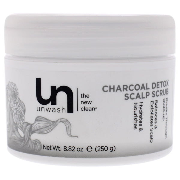 Unwash Charcoal Detox Scalp Scrub by Unwash for Unisex - 8.82 oz Scrub