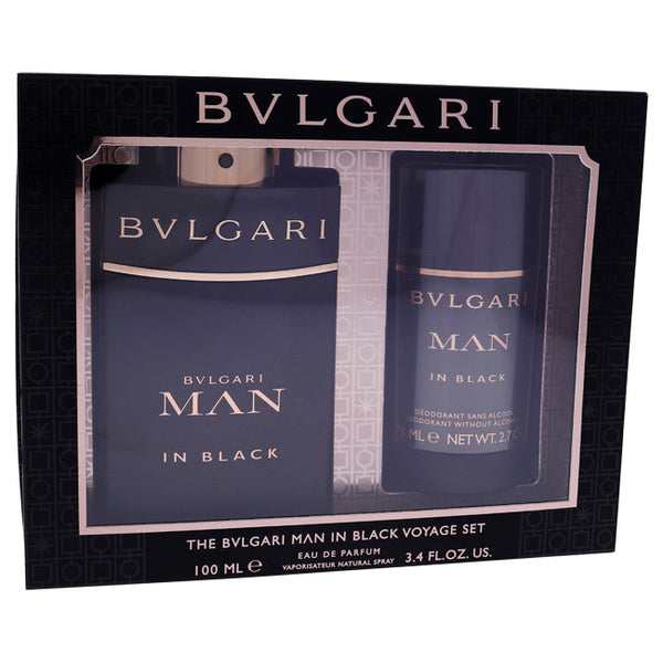 Bvlgari Bvlgari Man In Black by Bvlgari for Men - 2 Pc Gift Set 3.4oz EDP Spray, 2.7oz Deodrant Stick