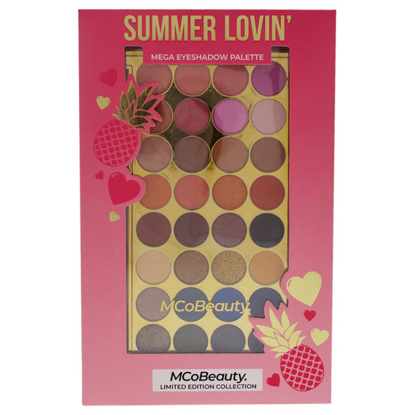 MCoBeauty Summer Lovin Mega Eyeshadow Palette by MCoBeauty for Women - 0.64 oz Eye Shadow (Limited Edition)