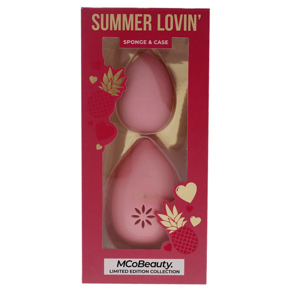 MCoBeauty Summer Lovin Sponge and Case by MCoBeauty for Women - 2 Pc Sponge and Case (Limited Edition)