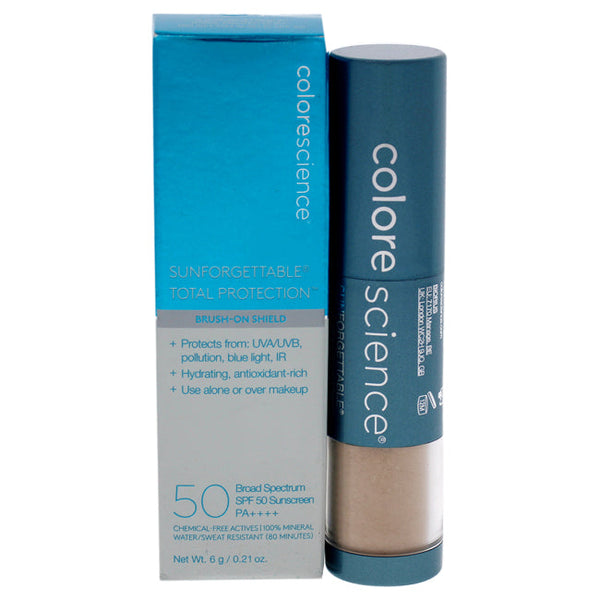 Colorescience Sunforgettable Total Protection Brush-On Shield SPF 50 - Medium by Colorescience for Women - 0.21 oz Sunscreen