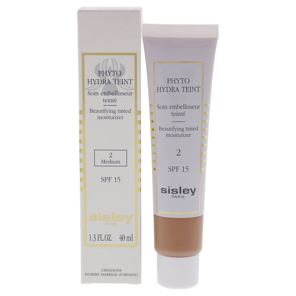 Sisley Phyto Hydra Teint Beautifying Tinted Moisturizer SPF 15 - 02 Medium by Sisley for Women - 1.3 oz Makeup