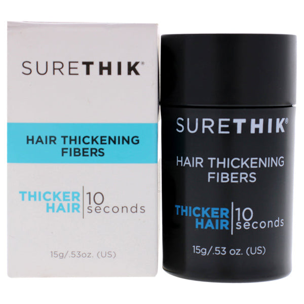 SureThik Hair Thickening Fibers - Black by SureThik for Men - 0.53 oz Treatment