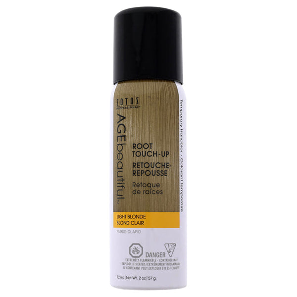 AGEbeautiful Root Touch Up Temporary Haircolor Spray - Light Blonde by AGEbeautiful for Unisex - 2 oz Hair Color