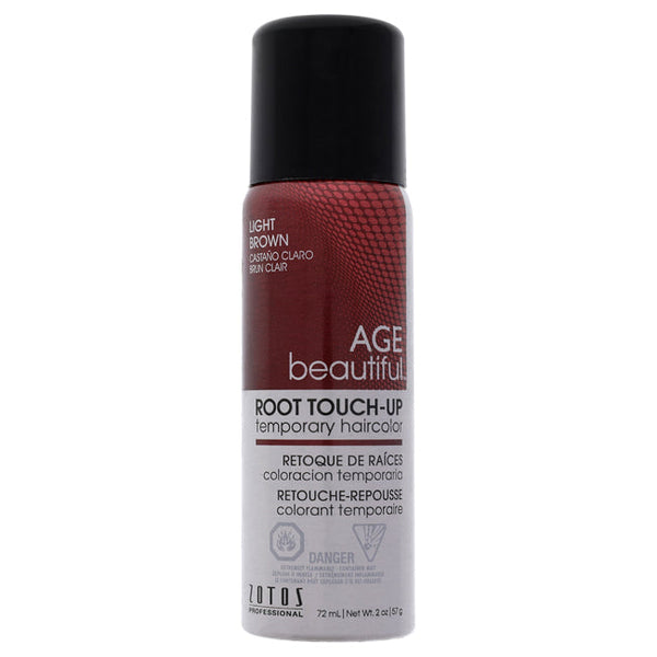 AGEbeautiful Root Touch Up Temporary Haircolor Spray - Light Brown by AGEbeautiful for Unisex - 2 oz Hair Color