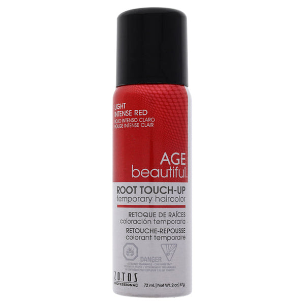 AGEbeautiful Root Touch Up Temporary Haircolor Spray - Light Intense Red by AGEbeautiful for Unisex - 2 oz Hair Color