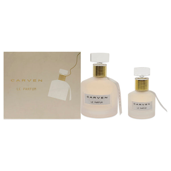 Le Parfum by Carven for Women - 2 Pc Gift Set 3.33oz EDP Spray, 1oz EDP Spray