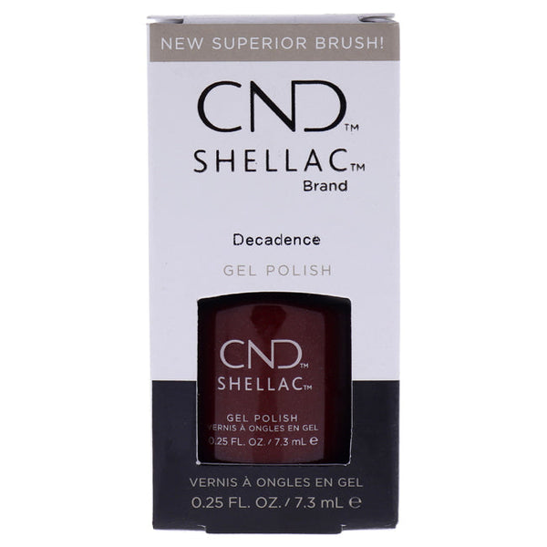 CND Shellac Nail Color - Decadence by CND for Women - 0.25 oz Nail Polish