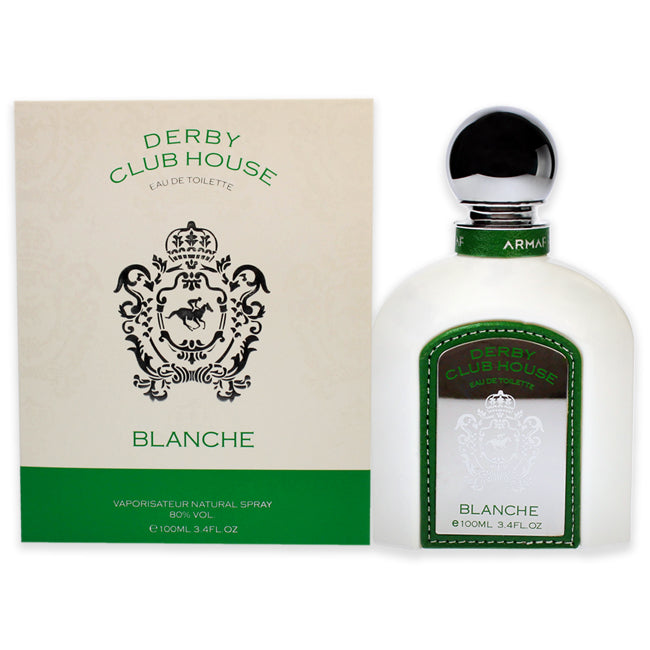 Armaf Derby Club House Blanche by Armaf for Men - 3.4 oz EDT Spray
