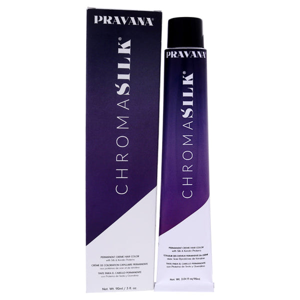Pravana ChromaSilk Creme Hair Color - 6.5 Dark Mahogany Blonde by Pravana for Unisex - 3 oz Hair Color