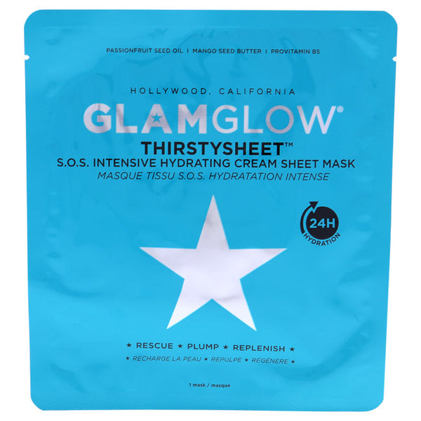 Glamglow Thirstysheet Intensive Hydrating Cream Sheet Mask by Glamglow for Unisex - 1 Pc Mask