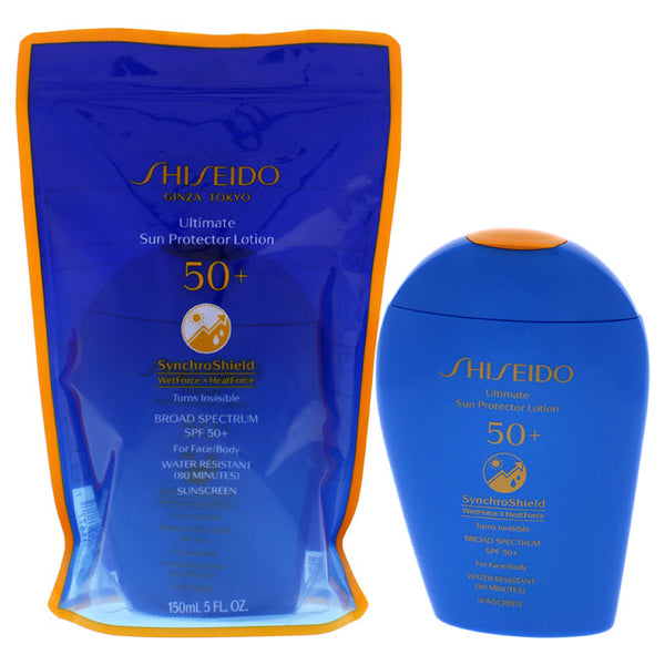 Shiseido Ultimate Sun Protector Lotion SPF 50 by Shiseido for Unisex - 5 oz Sunscreen