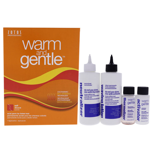 Zotos Warm and Gentle Tinted Perm by Zotos for Unisex - 1 Application Treatment