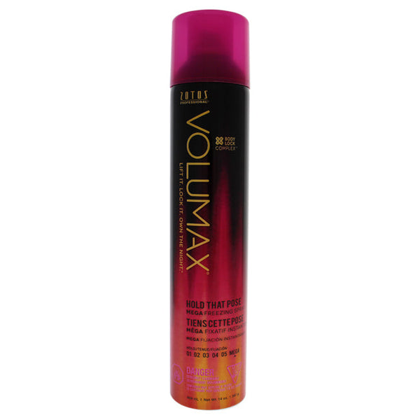 Volumax Hold that Pose Mega Freezing Spray by Volumax for Unisex - 14 oz Hairspray