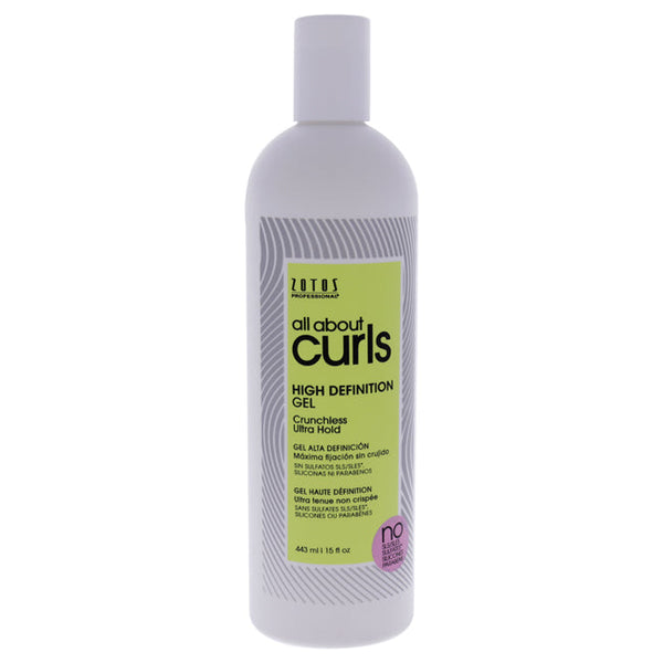All About Curls High Definition Gel by All About Curls for Unisex - 15.0 oz Gel