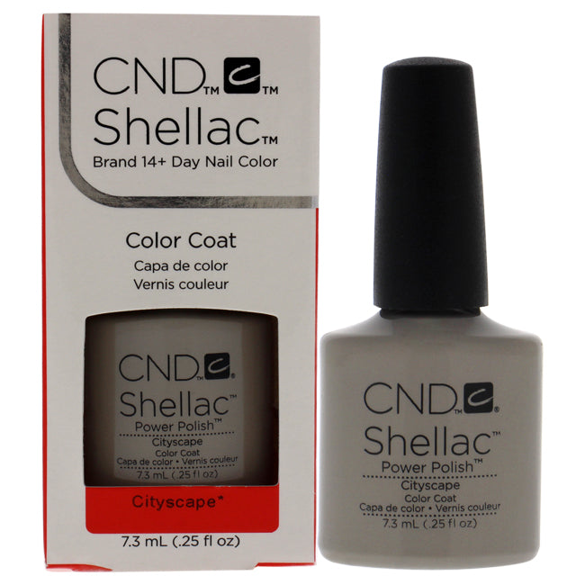 CND Shellac Nail Color - Cityscape by CND for Women - 0.25 oz Nail Polish