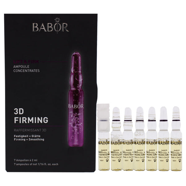 Babor 3D Firming Ampoule Serum Concentrates by Babor for Women - 7 x 0.06 oz Serum