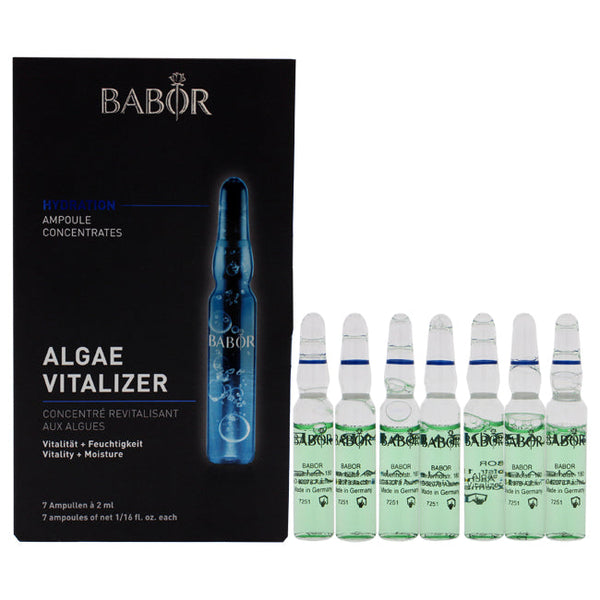 Babor Algae Vitalizer Ampoule Serum Concentrates by Babor for Women - 7 x 0.06 oz Serum