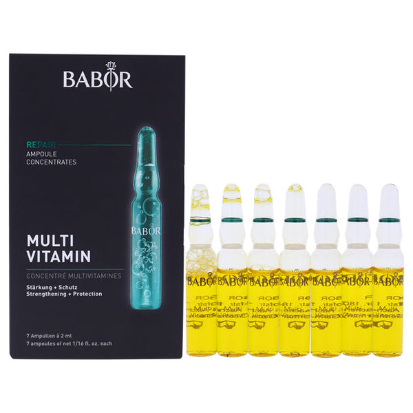 Babor Repair Ampoule Multi Vitamin Concentrates Serum by Babor for Women - 7 x 2 ml Serum