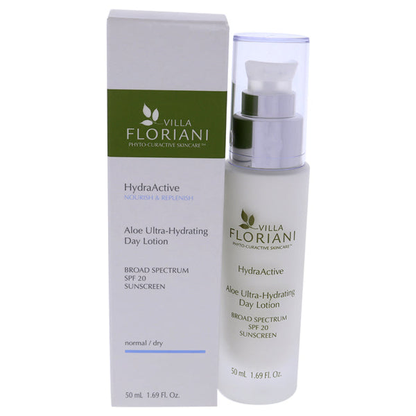 Villa Floriani Ultra Hydrating Day Lotion SPF20 - Aloe by Villa Floriani for Women - 1.69 oz Moisturizer