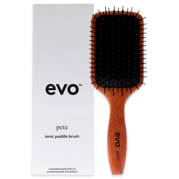 Evo Pete Ionic Paddle Brush by Evo for Unisex - 1 Pc Brush