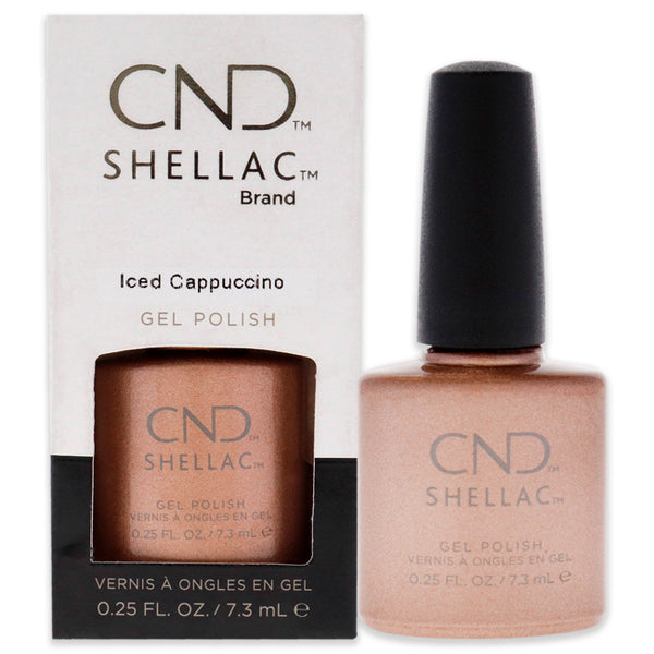 CND Shellac Nail Color - Iced Cappuccino by CND for Women - 0.25 oz Nail Polish