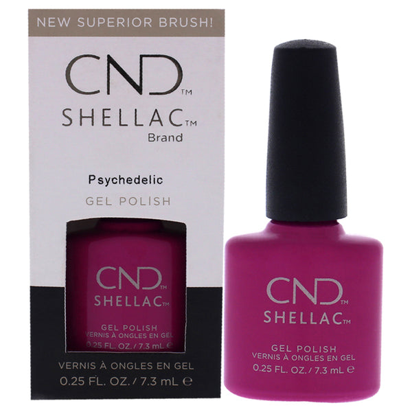 CND Shellac Nail Color - Psychedelic by CND for Women - 0.25 oz Nail Polish