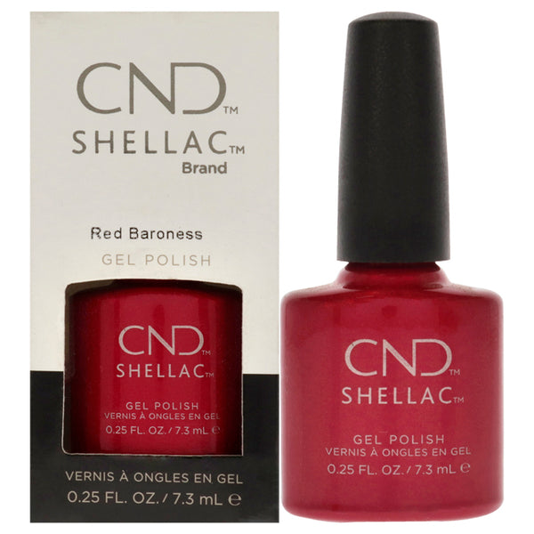 Shellac Nail Color - Red Baroness by CND for Women - 0.25 oz Nail Polish