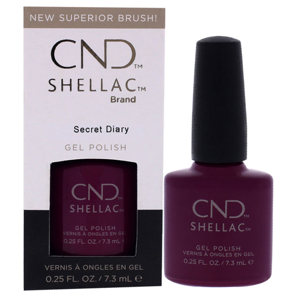 CND Shellac Nail Color - Secret Diary by CND for Women - 0.25 oz Nail Polish