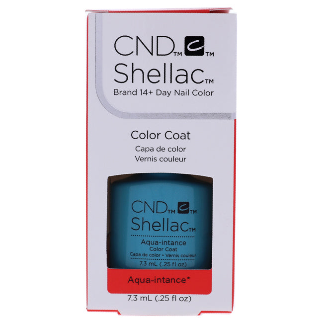 CND Shellac Nail Color - Aqua-intance by CND for Women - 0.25 oz Nail Polish