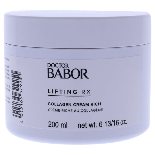 Babor Doctor Lifting RX Collagen Rich Cream by Babor for Women - 6.76 oz Cream
