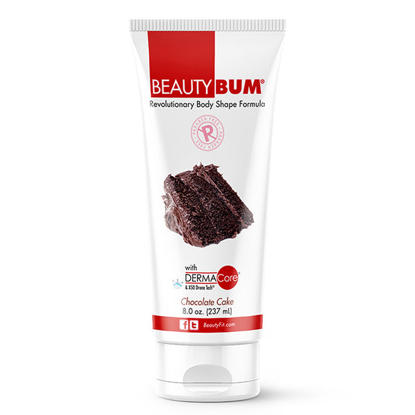 BeautyFit BeautyBum Anti Cellulite Cream - Chocolate Cake by BeautyFit for Women - 8 oz Cream