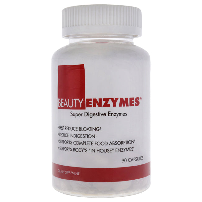 BeautyFit BeautyEnzymes Super Digestive Enzymes Capsules by BeautyFit for Women - 90 Count Dietary Supplement