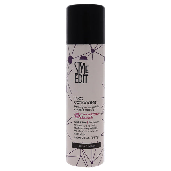 Style Edit Root Concealer Touch Up Spray - Dark Brown by Style Edit for Unisex - 2 oz Hair Color