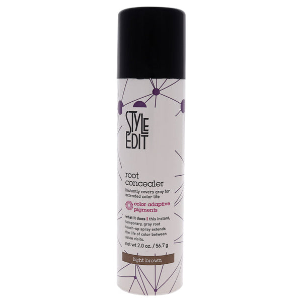 Style Edit Root Concealer Touch Up Spray - Light Brown by Style Edit for Unisex - 2 oz Hair Color