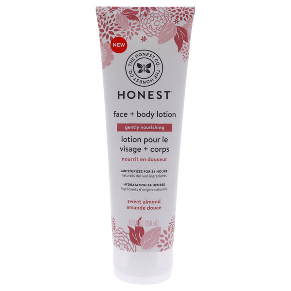 Honest Face Plus Body Lotion Gently Nourishing - Sweet Almond by Honest for Kids - 8.5 oz Body Lotion