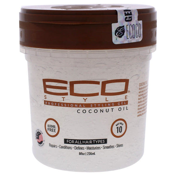 Ecoco Eco Style Gel - Coconut Oil by Ecoco for Unisex - 8 oz Gel