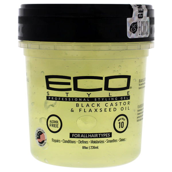 Ecoco Eco Shine Gel - Black Castor and Flaxseed by Ecoco for Unisex - 8 oz Gel