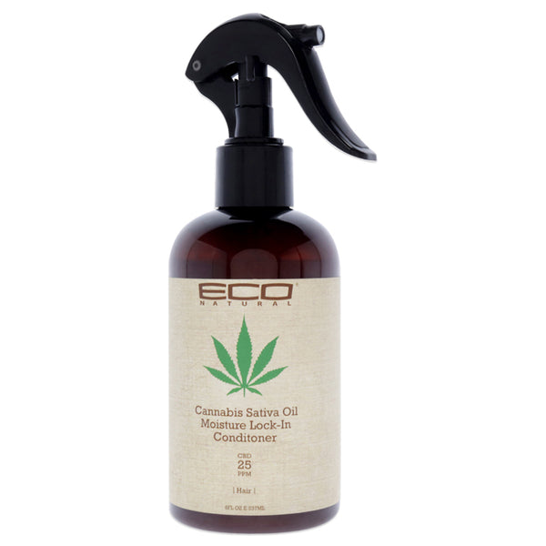Eco Natural Moisture Lock-In Conditioner - Cannabis Sativa Oil by Ecoco for Unisex - 8 oz Gel