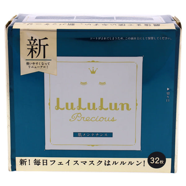 Lululun Face Mask Precious - Green by Lululun for Women - 32 Pc Mask