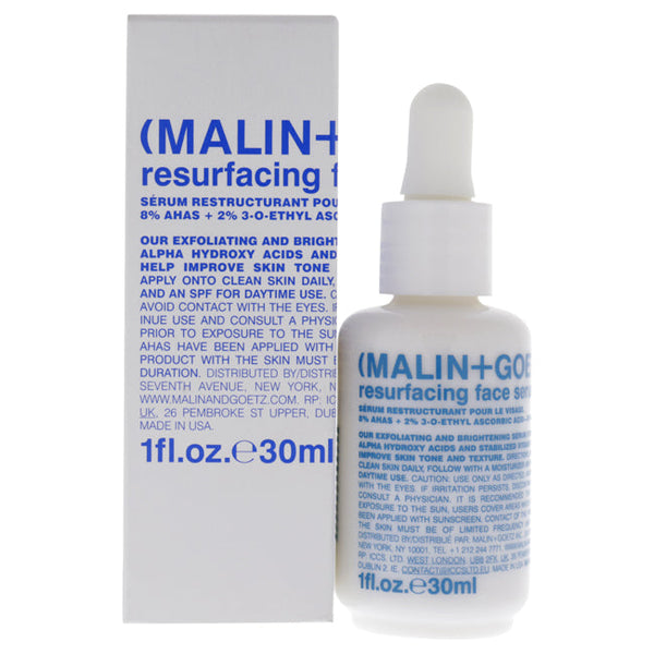 Malin + Goetz Resurfacing Face Serum by Malin + Goetz for Unisex - 1 oz Serum