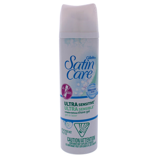 Gillette Satin Care Ultra Sensitive by Gillette for Women - 7 oz Shave Gel